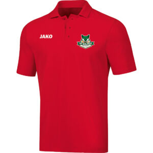 Polo coton homme rouge