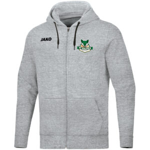 Sweat à capuche zippé gris – enfant