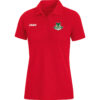 Polo coton femme rouge – Image 2