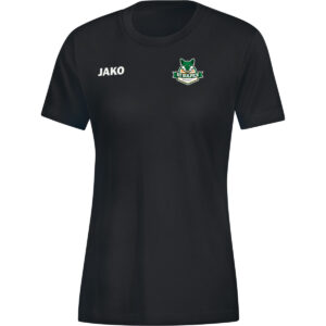 T-shirt coton femme noir